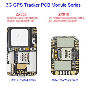 El más pequeño del mundo Android 3G GPS chip tracker ZX810, soporte de antena GPS externa + + Micrófono Altavoz, 512MB + 4GB de memoria interna - Product Image 6