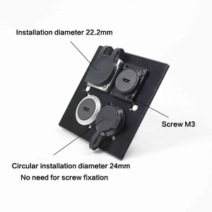 批发便宜的USB C防尘插座多媒体数据模块信息盒Usb网络Rj45 - Product Image 5