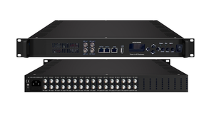 Sintonizador de 16 DVB-C a IP Gateway 3308B 2 ASI DVB S2 DVBC ISDBT ATSC IPTV Gateway IPTV