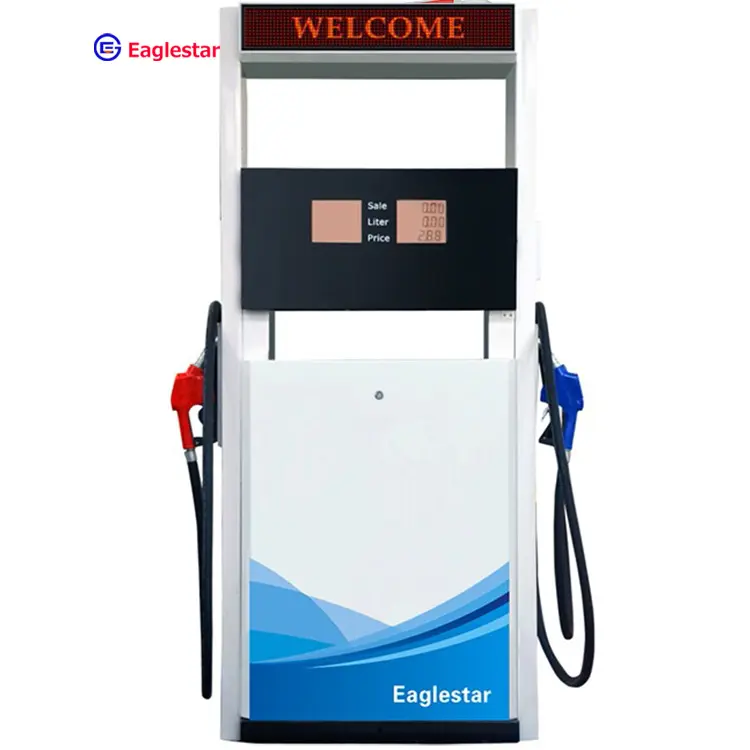 Kenya benzin yakıt pompası makinesi benzin dağıtıcı pompa benzin yakıt pompası fiyat Eaglestar ikiz yakıt dağıtıcı tedarikçileri