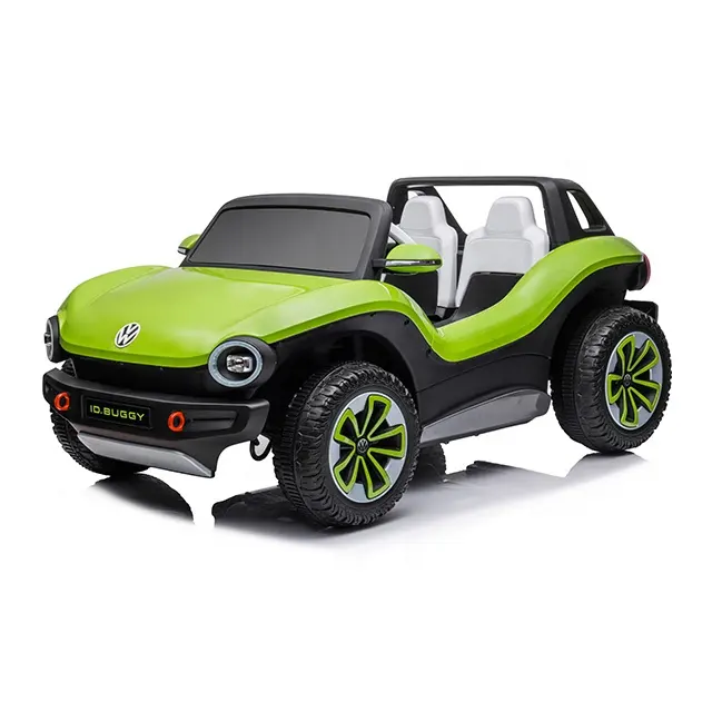 Volkswagen-coche eléctrico para niños, coche de juguete recargable con licencia para conducir