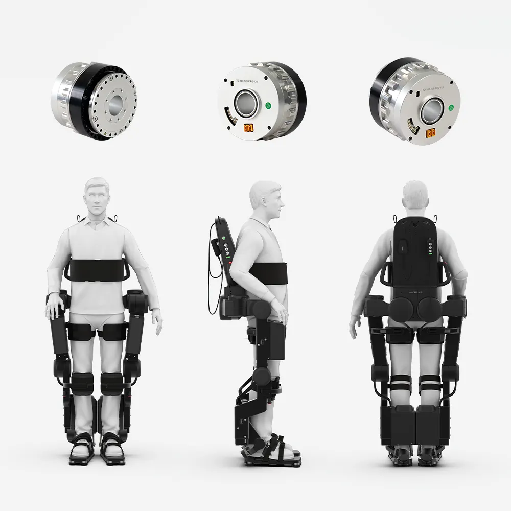 Motor de torsión de 24-48V, motor de módulo de actuador de articulación de robot para sistemas de radar y plataforma oftálmica robótica