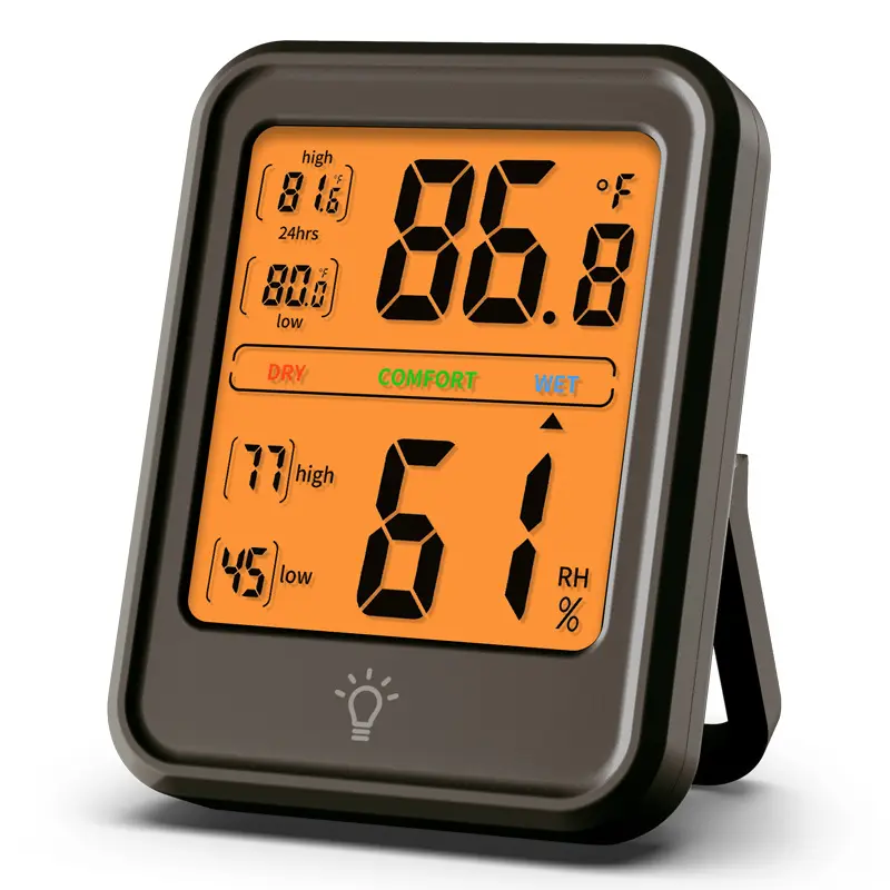 Igrometro LCD a grande schermo temperatura interna conveniente sensore di temperatura misuratore di umidità strumento misuratore termometro digitale