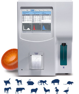 Analizador de Hematología automático VET, máquina CBC completamente automática de 3 partes, sistema de sangre Veterinaria con reactivo abierto - Product Image 3