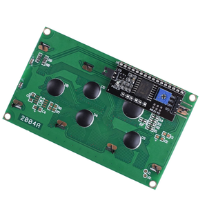 Electrónica-2004 Módulo de pantalla LCD 2004A LCD con placa adaptadora - Product Image 1