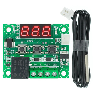 10PCS W1209 DC 12V Red/Blue heat cool temp thermostat <strong>temperature</strong> <strong>control</strong> switch <strong>temperature</strong> controller - Product Image 1