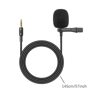Trọng lượng nhẹ tiếng ồn hủy bỏ 3.5mm vàng Stereo Mini Clip-on ve áo Lavalier <span class=keywords><strong>Microphone</strong></span> cho điện thoại thông minh, máy tính xách tay, máy ảnh - Product Image 6