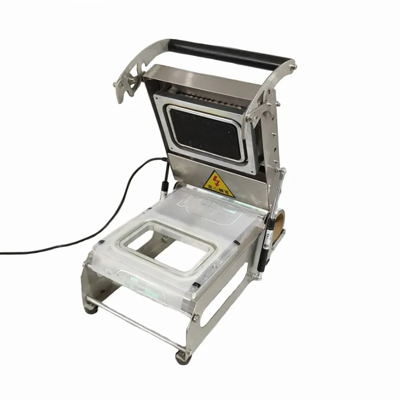 YOUXUAN 테이블 탑 수동 테이크 아웃 식사 고기 식품 용기 포장 기계 트레이 실러 씰링 기계