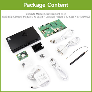 Modulo di calcolo 5 Kit di sviluppo ufficiale Raspberry Pi tra cui modulo di calcolo 5 IO modulo di elaborazione scheda 5 IO Case CM5104032 - Product Image 5