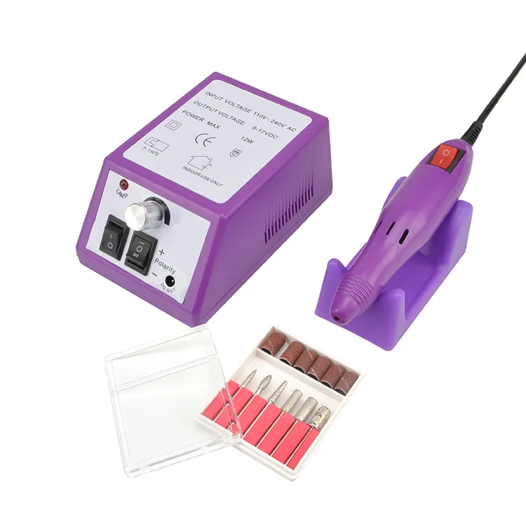 Nail Drill Electric Nail File Machine 20000RPM Professional Manicure Drill for Acrylic Nails Remove Gel Polish