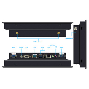 Multi Inch All in One Computer Win10 <strong>Linux</strong> Rs232 Industrial <strong>Control</strong> Rugged Tablet Touch Screen Panel Pc - Product Image 6