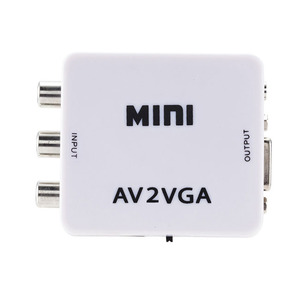 Mini HD AV2VGA Video Converter Box AV RCA CVBS a VGA Video HDTV Adapter - Product Image 5