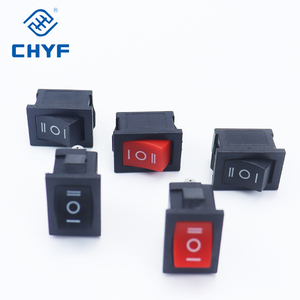 Kcd1 mô hình 3 vị trí Rocker chuyển đổi bảng điều khiển với màu xanh Chiếu Sáng Đèn 250VAC ON-OFF 3 pin - Product Image 3