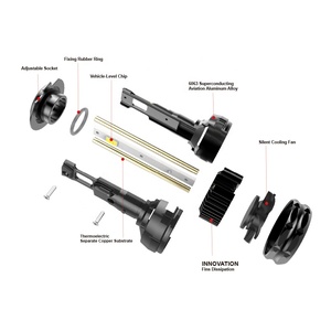 A11 toptan yüksek ve düşük ışın LED 48W güç araba ampülleri ışık kaynağı ile LED çip H4 Neta modeli arabalar için - Product Image 2