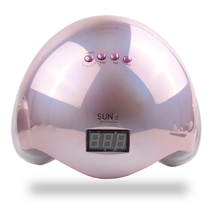 SUN5电镀镜面效果艺术48W UV LED指甲凝胶抛光剂烘干机修指甲机器多功能传感器LCD治愈射钉灯 - Product Image 3