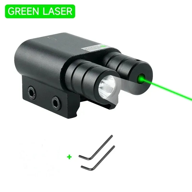 White light+Green laser