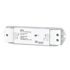 LV-L 0/1-10V led che attenua la funzione dim di spinta del regolatore di colore di 1 canale PWM del regolatore del CV 12-36V 0-10v led - Product Image 1