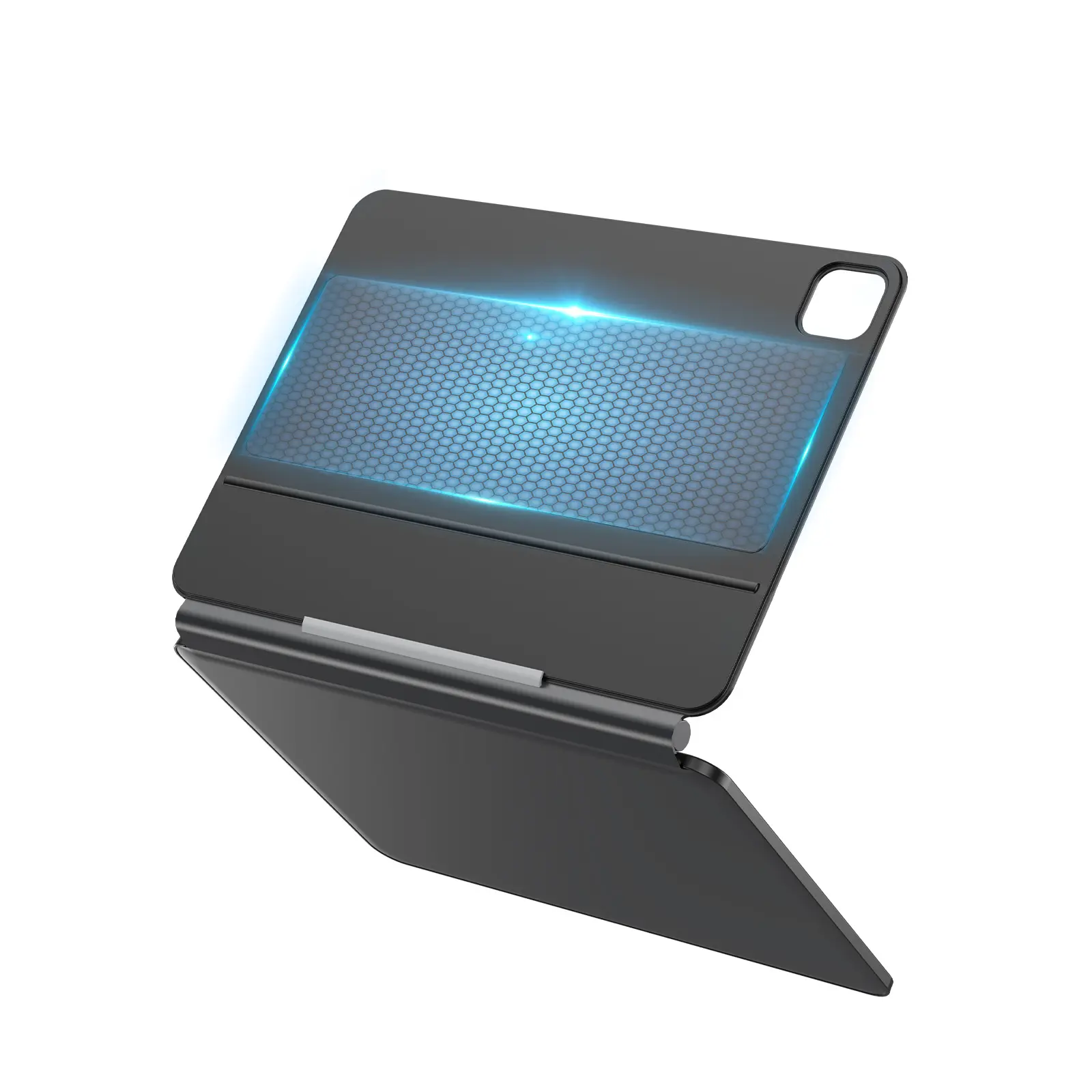 12.9 pouces Mini clavier étui sans fil photovoltaïque IPX7 étanche pliable Trackpad clavier magique pour FApple Aipad Pro