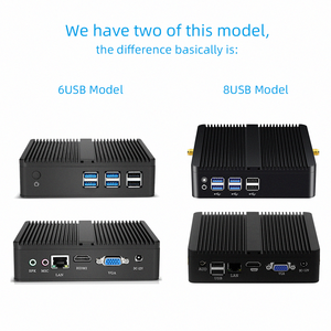 มินิพีซี Q20300G9-S10ซีรีส์ซีพียูอะตอม C3558 C3808 C3758R 10G SFP +/ 2.5g lan/ Console /vga เซิร์ฟเวอร์ qotom MINI/Router Firewall - Product Image 5