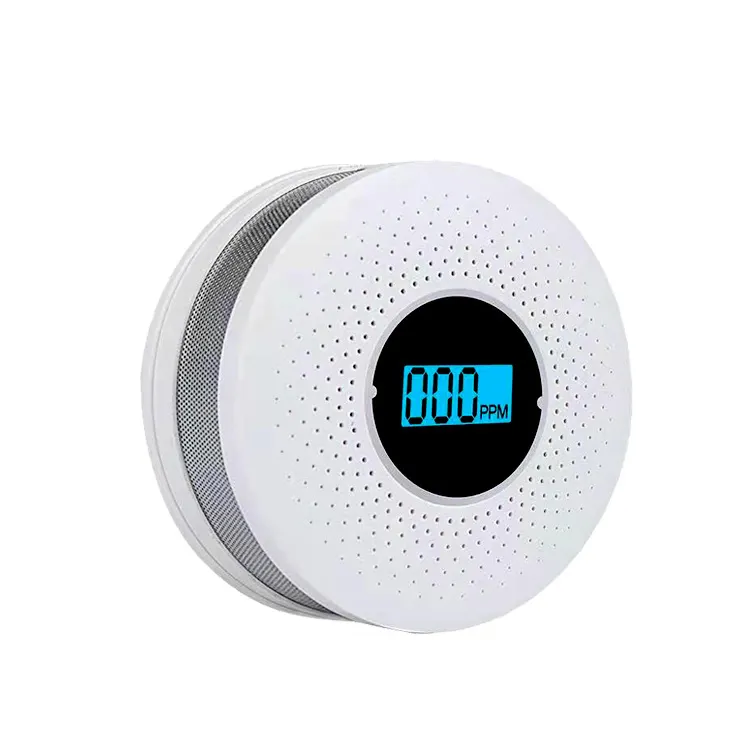 Combination Smoke Detector Carbon Monoxide Detector Household Gas Alarm Battery Powered CO Detection Alarm