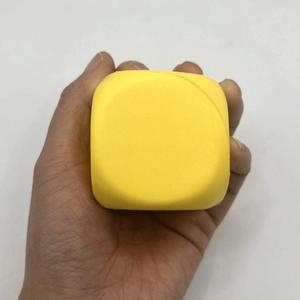 Biểu tượng tùy chỉnh PU bọt chống căng thẳng Vòng <span class=keywords><strong>Cube</strong></span> khuyến mại căng thẳng giảm bóng cho ô tô & bảo hiểm - Product Image 3