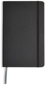 2024 A5 Logo personalizzato banda elastica Notebook Basics classico linea di Business ha stabilito Notebook nero copertina rigida con tasca