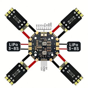 PFLY Aocoda 80A 128K AM32 3-8S одиночное управление полетом ESC MPU6500 пульт дистанционного управления Запасные части из прочного пластика - Product Image 2