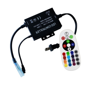 Высокое напряжение светодиодные полосы света беспроводной RGB контроллер переменного тока 220 В 110 В 1500 Вт Led RGB ИК пульт дистанционного управления диммер - Product Image 3