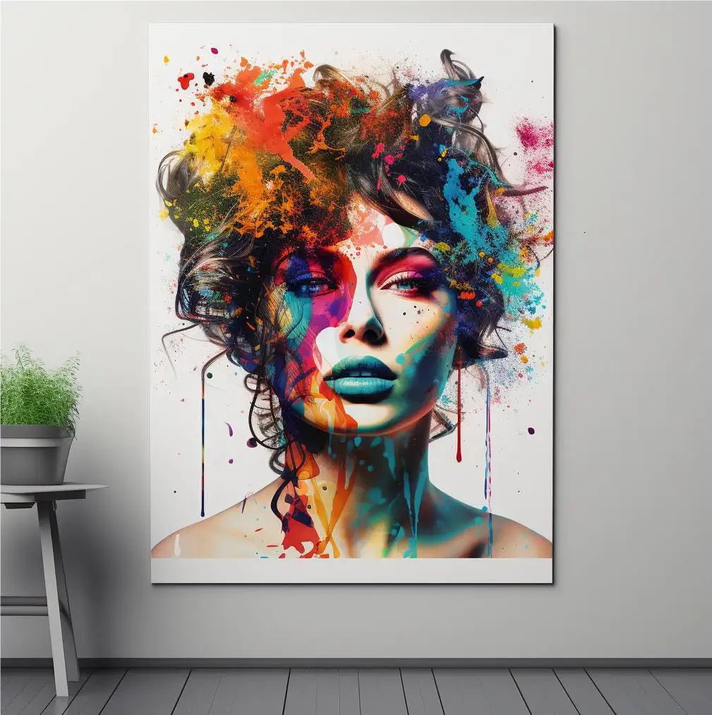 Factory Custom Posters Coloring Modern Art wall Posters Print Best printer in China