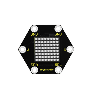 Keyestudio Stem <strong>Programming</strong> Education Micro Bit Honeycomb <strong>Dot</strong> Matrix Module For Microbit - Product Image 1