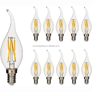 פמוט בציר נורות 35 נורות נר 4w c35 400 לומנס לבן חם 2700k הוביל נורות נברשת <span class=keywords><strong>e14</strong></span> <span class=keywords><strong>40w</strong></span> שווה ערך 2025