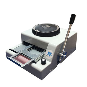 Son tasarım kart embosser metal etiket kabartma makinesi pet için ucuz fiyat ile - Product Image 2