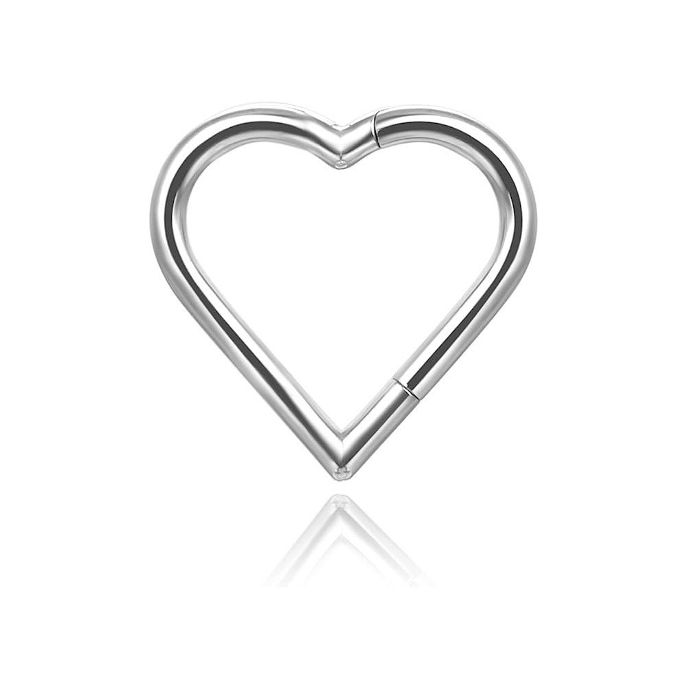 Silver plain ring