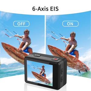 4K60fps 24MP六轴EIS二合一无线麦克风防水遥控器自行车游泳动作相机 - Product Image 5