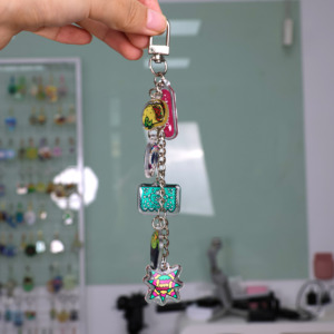 Gantungan kunci akrilik kreativitas gantungan kunci akrilik kustom gantungan kunci akrilik cetak UV plastik kustom - Product Image 6