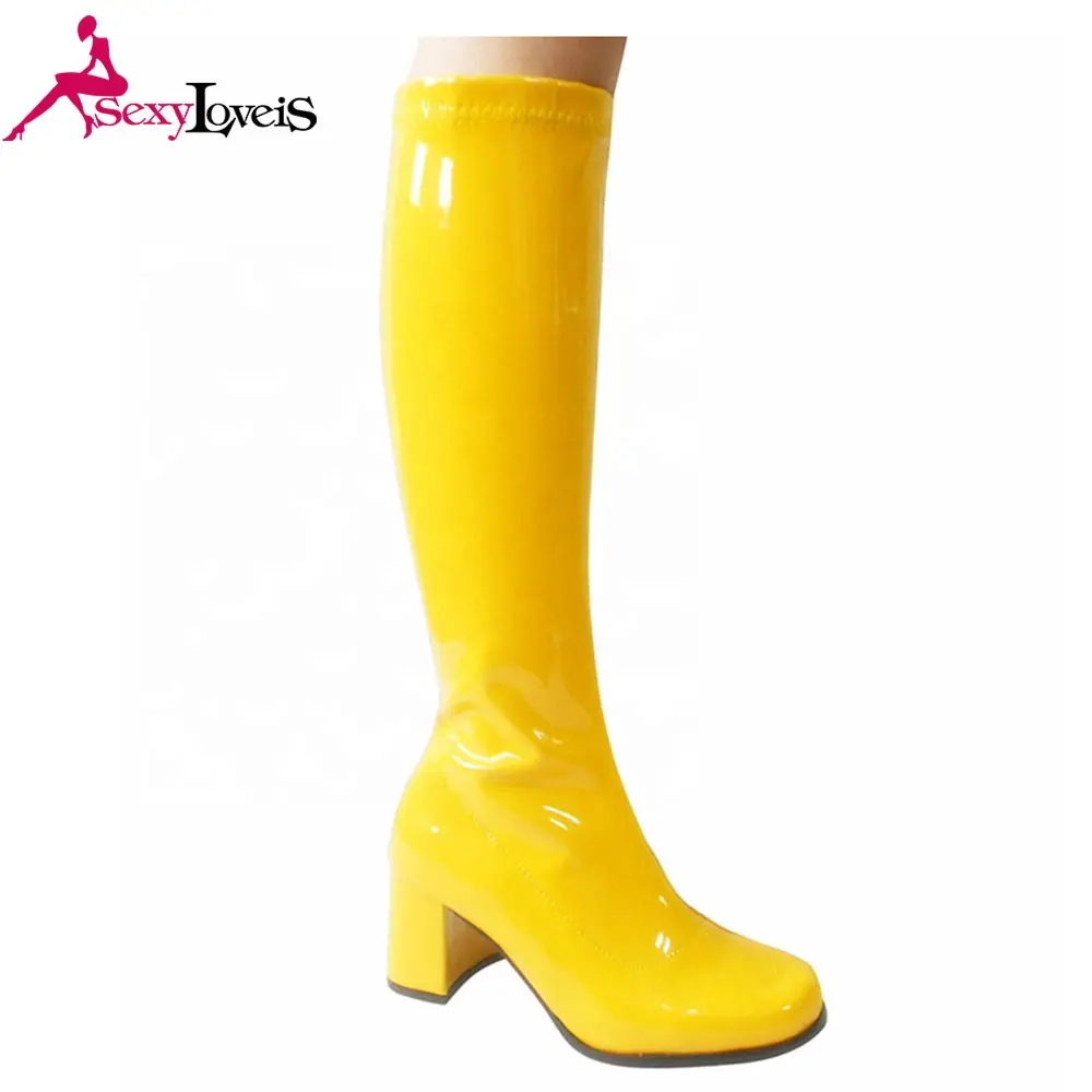 Large Size Women's GOGO 3" Heel Zipper Boots