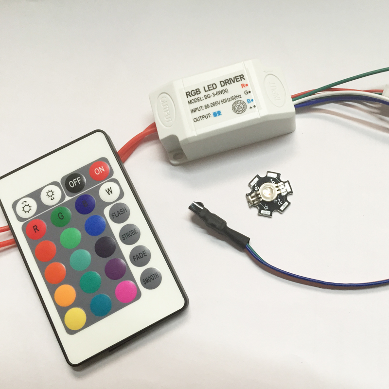 Controlador RGB + chip LED
