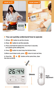 SE170007 99 minuti conta su e conta alla rovescia Timer da cucina