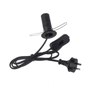 SAA onaylı 2.5A standart E14 tuz lambası güç kablosu ile 303 anahtarı 5FT siyah ürün tipi güç kabloları ve uzatma kabloları - Product Image 1
