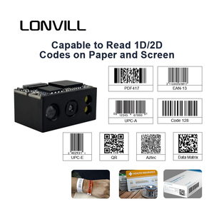 Oem-Escáner de código de barras con matriz de datos TTL USB 2D 1D, código de barras pequeño, lector de código Cmos Qr integrado, 128, - Product Image 2