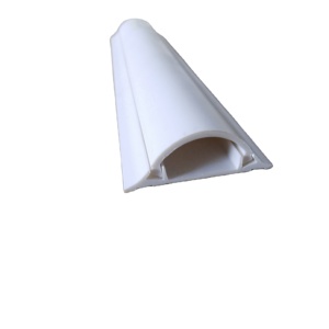 PVC Arc Floor Cable <strong>Trunking</strong> Half <strong>Round</strong> Cord Channel Pvc Cable Raceway Electric Wires Installation Top Cover Flameproof Profile - Product Image 1