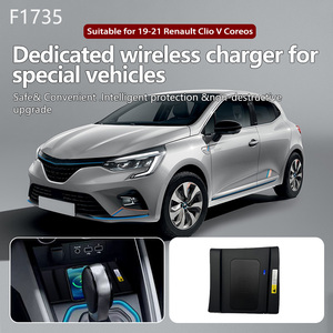 Renault araba için araba kablosuz şarj cep telefonu şarj hızlı şarj için 19-21 Renault Clio V Coreos için uygun - Product Image 2