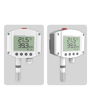Transmisor de temperatura y humedad 485 Pantalla LCD montada en la pared Sensor de temperatura y humedad de alta precisión - Product Image 1