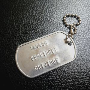 Edelstahl-Karten präge maschine Code Letter Embossing Dog Tag Machine - Product Image 6