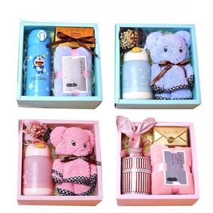 ชุดถุงและกล่องของขวัญกล่องกระดาษคราฟท์พร้อมช่องโชว์ - Product Image 5