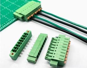 Spring-loaded <strong>Terminal</strong> <strong>Block</strong> 15EDGKDM-3.81 with Ears Plug-in <strong>Fixed</strong> Screw Flange PCB Connector - Product Image 3