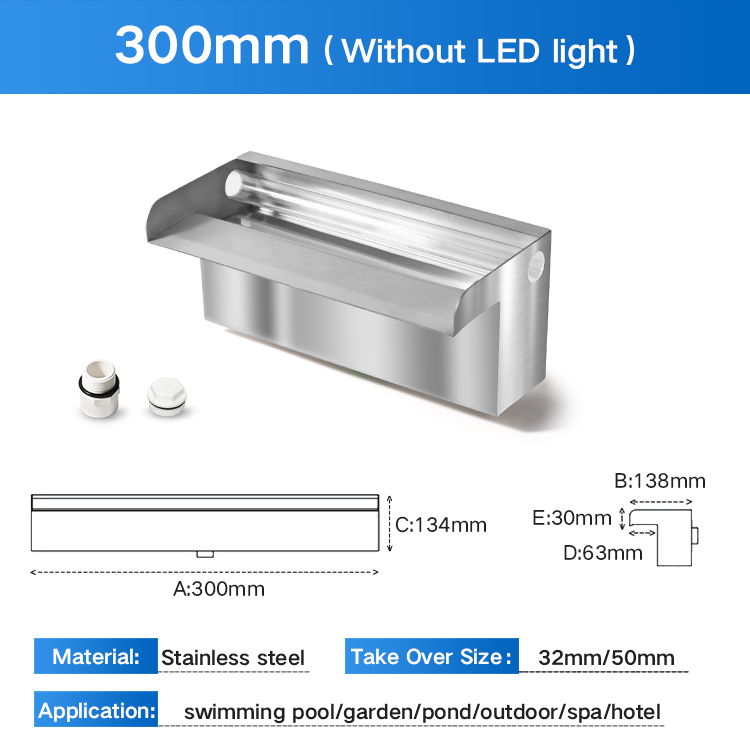 Argent 300mm Sans Led