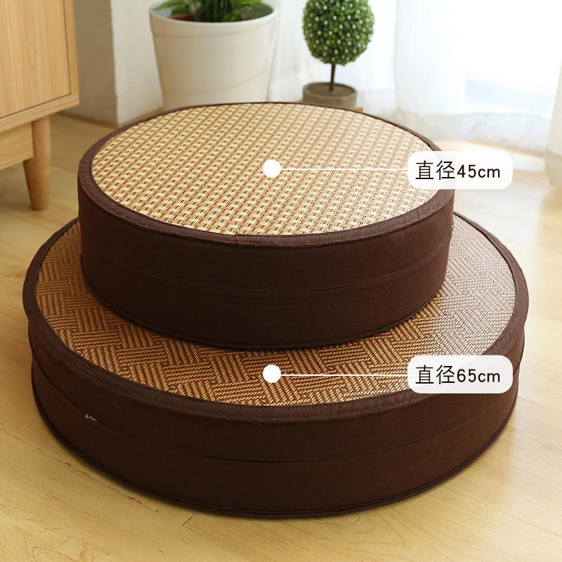 Coussin rond de 5 cm d'épaisseur