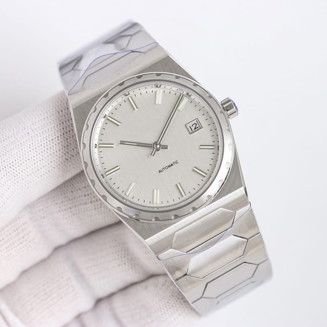 Steel Case Grey Dial