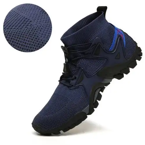 New Mesh Breathable Hiking Shoes Size 36-47 Mens Sneakers Outdoor Trail Trekking Mountain Climbing Sports Shoes For Male Summer
